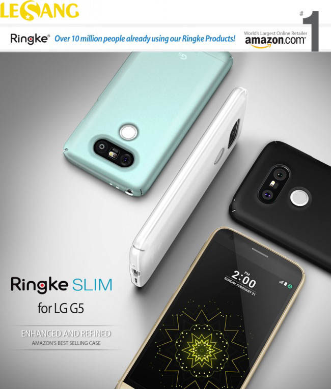 Ốp lưng LG G5 Edge Ringke Slim 360 1